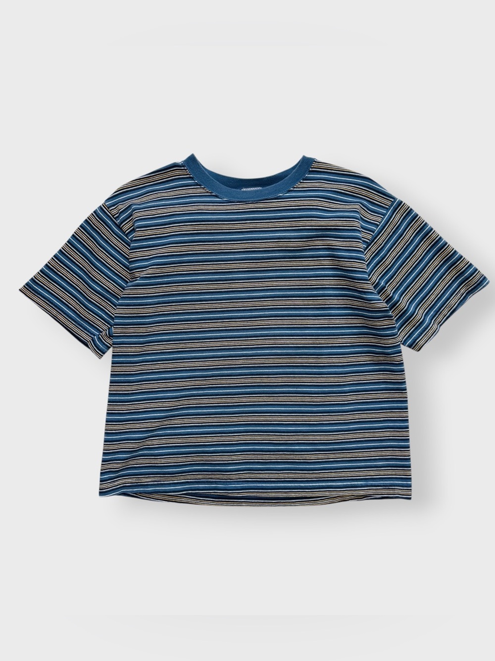 Vintage 90s Greatland Surf Stripe Crop Shirt, Soft Boys L Mens S, Skate Striped